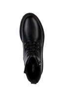 Geox Kadın Siyah İridea Deri Postal Bot | Derimod Geox Kadın Siyah İridea Deri Postal Bot | Derimod