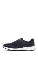 Geox Kadın Lacivert Bulmya Bağcıklı Deri Sneaker | Derimod Geox Kadın Lacivert Bulmya Bağcıklı Deri Sneaker | Derimod