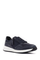 Geox Kadın Lacivert Bulmya Bağcıklı Deri Sneaker | Derimod Geox Kadın Lacivert Bulmya Bağcıklı Deri Sneaker | Derimod
