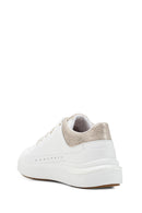 Geox Women's White Dalyla Lace-up Leather Sneaker | Derimod Geox Women's White Dalyla Lace-up Leather Sneaker | Derimod