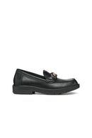 Geox Women's Black Spherica EC1 C Leather Masculine Loafer | Derimod Geox Women's Black Spherica EC1 C Leather Masculine Loafer | Derimod