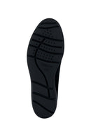 Geox Women's Black Ide B Wedge Heeled Leather Loafer | Derimod Geox Women's Black Ide B Wedge Heeled Leather Loafer | Derimod