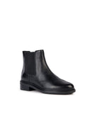 Geox Women's Black Walk Pleasure Leather Chelsea Boots | Derimod Geox Women's Black Walk Pleasure Leather Chelsea Boots | Derimod