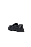 Geox Women's Black Vilde Leather Masculine Loafer | Derimod Geox Women's Black Vilde Leather Masculine Loafer | Derimod