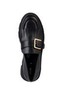 Geox Women's Black Vilde Leather Masculine Loafer | Derimod Geox Women's Black Vilde Leather Masculine Loafer | Derimod