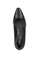 Geox Kadın Siyah Giselda Topuklu Deri Stiletto | Derimod Geox Kadın Siyah Giselda Topuklu Deri Stiletto | Derimod