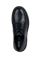 Geox Kadın Siyah Spherica Ec7 Bağcıklı Deri Maskülen Ayakkabı | Derimod Geox Kadın Siyah Spherica Ec7 Bağcıklı Deri Maskülen Ayakkabı | Derimod