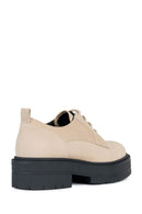 Geox Kadın Bej Spherica EC7 Kalın Tabanlı Süet Deri Maskülen Ayakkabı | Derimod Geox Kadın Bej Spherica EC7 Kalın Tabanlı Süet Deri Maskülen Ayakkabı | Derimod