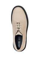 Geox Kadın Bej Spherica EC7 Kalın Tabanlı Süet Deri Maskülen Ayakkabı | Derimod Geox Kadın Bej Spherica EC7 Kalın Tabanlı Süet Deri Maskülen Ayakkabı | Derimod