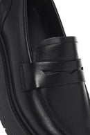 Geox Kadın Siyah Spherica Deri Maskülen Loafer | Derimod Geox Kadın Siyah Spherica Deri Maskülen Loafer | Derimod