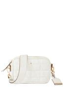 Geox Women's White Narcisia Leather Shoulder Bag | Derimod Geox Women's White Narcisia Leather Shoulder Bag | Derimod