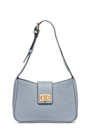 Geox Women's Blue Solangy Mini Leather Shoulder Bag | Derimod Geox Women's Blue Solangy Mini Leather Shoulder Bag | Derimod