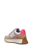 Geox Kadın Çok Renkli D Amabel A - Nappa + Suede Bağcıklı Deri Sneaker | Derimod Geox Kadın Çok Renkli D Amabel A - Nappa + Suede Bağcıklı Deri Sneaker | Derimod