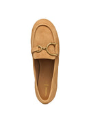 Geox Women Brown Palmaria Suede Leather Loafer | Derimod Geox Women Brown Palmaria Suede Leather Loafer | Derimod