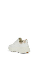 Geox Kadın Beyaz Nebula 2.0 X Kalın Tabanlı Bağcıklı Deri Sneaker | Derimod Geox Kadın Beyaz Nebula 2.0 X Kalın Tabanlı Bağcıklı Deri Sneaker | Derimod