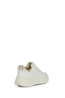 Geox Kadın Beyaz Nebula 2.0 X Kalın Tabanlı Bağcıklı Deri Sneaker | Derimod Geox Kadın Beyaz Nebula 2.0 X Kalın Tabanlı Bağcıklı Deri Sneaker | Derimod