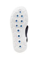 Geox Women's Navy Blue Spherica Ec5 Strappy Fabric Sandals | Derimod Geox Women's Navy Blue Spherica Ec5 Strappy Fabric Sandals | Derimod