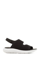 Geox Kadın Siyah Spherica Ec5 Bantlı Kumaş Sandalet | Derimod Geox Kadın Siyah Spherica Ec5 Bantlı Kumaş Sandalet | Derimod