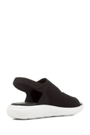 Geox Kadın Siyah Spherica Ec5 Bantlı Kumaş Sandalet | Derimod Geox Kadın Siyah Spherica Ec5 Bantlı Kumaş Sandalet | Derimod