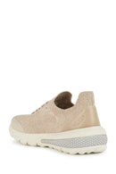 Geox Kadın Bej Spherica Actif Kalın Tabanlı Bağcıklı Kumaş Sneaker | Derimod Geox Kadın Bej Spherica Actif Kalın Tabanlı Bağcıklı Kumaş Sneaker | Derimod