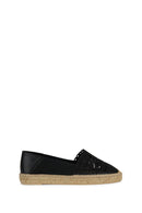 Geox Women's Black Lampedusa Leather Espadrille | Derimod Geox Women's Black Lampedusa Leather Espadrille | Derimod