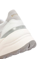 Geox Kadın Beyaz Spherica Bağcıklı Deri Sneaker | Derimod Geox Kadın Beyaz Spherica Bağcıklı Deri Sneaker | Derimod