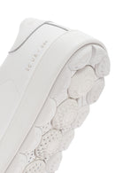 Geox Kadın Beyaz Bağcıklı Spherica Ecub Deri Sneaker | Derimod Geox Kadın Beyaz Bağcıklı Spherica Ecub Deri Sneaker | Derimod