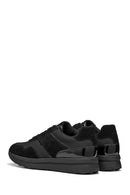 Geox Women Black D Runntıx A - Nylon+Suede Lace-Up Thick-Soled Fabric Sneaker | Derimod Geox Women Black D Runntıx A - Nylon+Suede Lace-Up Thick-Soled Fabric Sneaker | Derimod