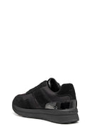 Geox Women Black D Runntıx A - Nylon+Suede Lace-Up Thick-Soled Fabric Sneaker | Derimod Geox Women Black D Runntıx A - Nylon+Suede Lace-Up Thick-Soled Fabric Sneaker | Derimod