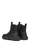 Geox Woman Siyah Leather Chelsea Bot | Derimod Geox Woman Siyah Leather Chelsea Bot | Derimod