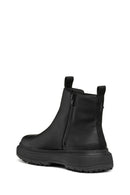 Geox Woman Siyah Leather Chelsea Bot | Derimod Geox Woman Siyah Leather Chelsea Bot | Derimod