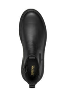 Geox Woman Siyah Leather Chelsea Bot | Derimod Geox Woman Siyah Leather Chelsea Bot | Derimod