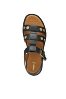 Geox Women Black D Camalei E Metal Detailed Thick Soled Sandal | Derimod Geox Women Black D Camalei E Metal Detailed Thick Soled Sandal | Derimod