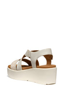 Geox Women Beige Damen D Xand 2.2s Thick Sole Leather Sandal | Derimod Geox Women Beige Damen D Xand 2.2s Thick Sole Leather Sandal | Derimod