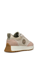 Geox Women Beige D Amabel A Lace-Up Thick-Soled Leather Sneaker | Derimod Geox Women Beige D Amabel A Lace-Up Thick-Soled Leather Sneaker | Derimod