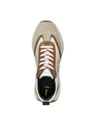 Geox Women Beige D Amabel Lace-Up Thick-Soled Leather Sneaker | Derimod Geox Women Beige D Amabel Lace-Up Thick-Soled Leather Sneaker | Derimod