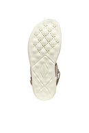 Geox Women Beige D xand 2s Leather Sandal | Derimod Geox Women Beige D xand 2s Leather Sandal | Derimod