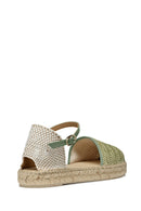 Geox Women Green D Lampedusa Braided Leather Espadrille | Derimod Geox Women Green D Lampedusa Braided Leather Espadrille | Derimod