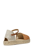 Geox Women Camel D Lampedusa Braided Leather Espadrille | Derimod Geox Women Camel D Lampedusa Braided Leather Espadrille | Derimod