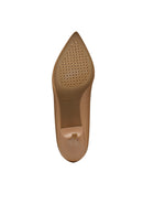 Geox Kadın Bej Kleopy İnce Topuklu Deri Stiletto | Derimod Geox Kadın Bej Kleopy İnce Topuklu Deri Stiletto | Derimod