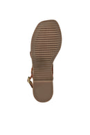 Geox Women Camel Sozy Toe Leather Sandal | Derimod Geox Women Camel Sozy Toe Leather Sandal | Derimod