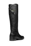 Geox Women Black D Camexia Np Abx Zippered Leather Boot | Derimod Geox Women Black D Camexia Np Abx Zippered Leather Boot | Derimod