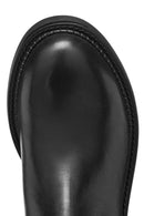 Geox Women Black D Serılda A - Smo.Lea Zippered Leather Boot | Derimod Geox Women Black D Serılda A - Smo.Lea Zippered Leather Boot | Derimod