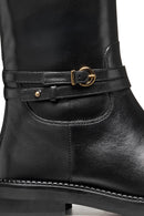 Geox Women Black D Serılda A - Smo.Lea Zippered Leather Boot | Derimod Geox Women Black D Serılda A - Smo.Lea Zippered Leather Boot | Derimod