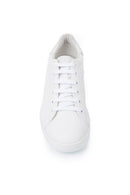 Geox Women's White Jaysen Lace-Up Leather Sneaker | Derimod Geox Women's White Jaysen Lace-Up Leather Sneaker | Derimod
