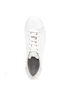 Geox Women's White Jaysen Lace-Up Leather Sneaker | Derimod Geox Women's White Jaysen Lace-Up Leather Sneaker | Derimod