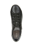 Geox Women's Black Jaysen Lace-Up Leather Sneaker | Derimod Geox Women's Black Jaysen Lace-Up Leather Sneaker | Derimod