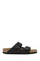 Birkenstock Erkek Siyah Çift Tokalı Arizona Bf Düz Terlik | Derimod Birkenstock Erkek Siyah Çift Tokalı Arizona Bf Düz Terlik | Derimod