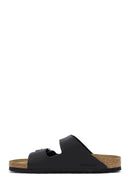 Birkenstock Erkek Siyah Çift Tokalı Arizona Bf Düz Terlik | Derimod Birkenstock Erkek Siyah Çift Tokalı Arizona Bf Düz Terlik | Derimod