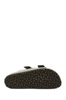 Birkenstock Men's Gray Double Buckle Arizona Eva Slippers | Derimod Birkenstock Men's Gray Double Buckle Arizona Eva Slippers | Derimod